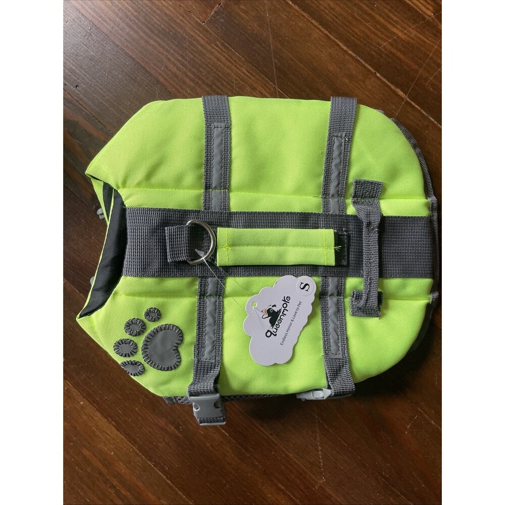 Queenmore Small Dog Life Jacket With Reflective Strips & Handle